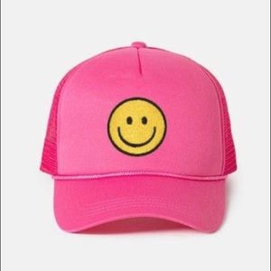 smiley trucker hat